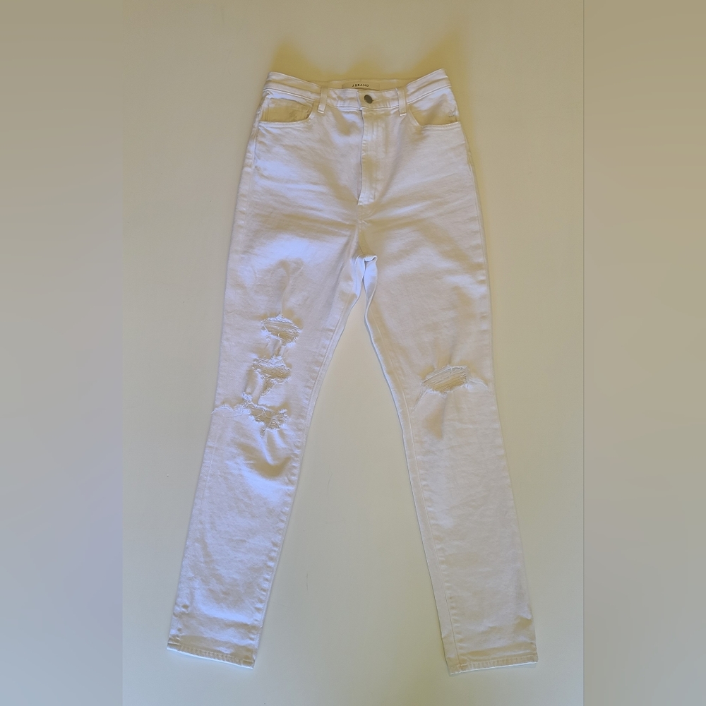 JBrand jeans white, distressed 27